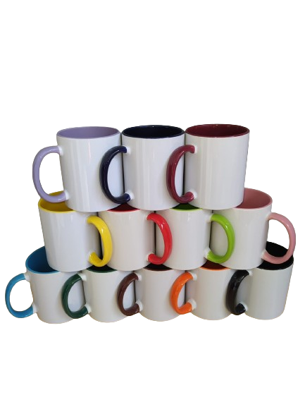 Caneca Cor Interna e Alça 325ML