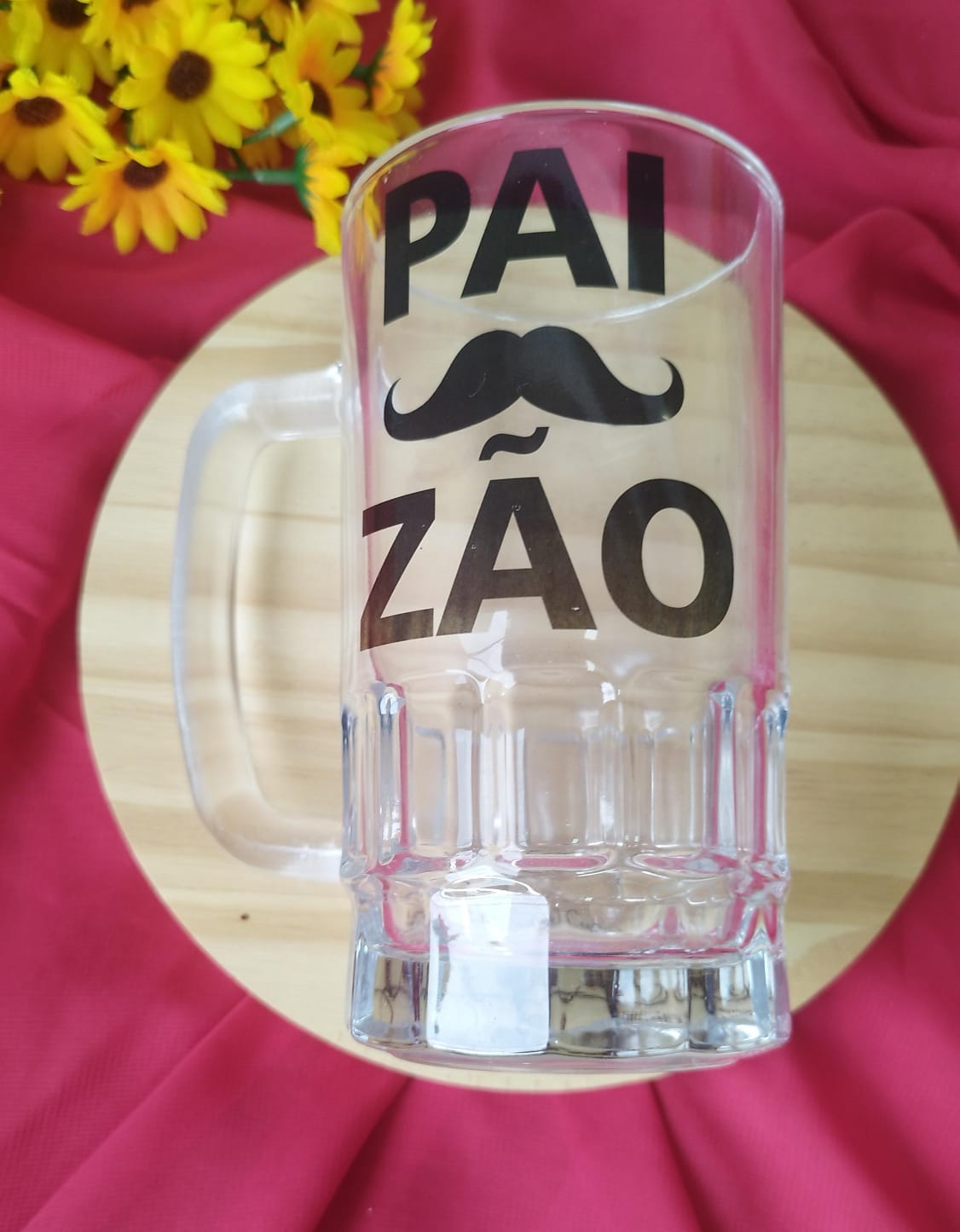 Caneca de Chopp Vidro Transparente 550ml