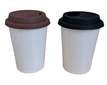 Copo Trip de Porcelana com Tampa Color - 300ml - Image 2