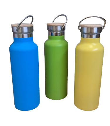 Garrafa Térmica com Tampa de Bambu 500ml - Image 3