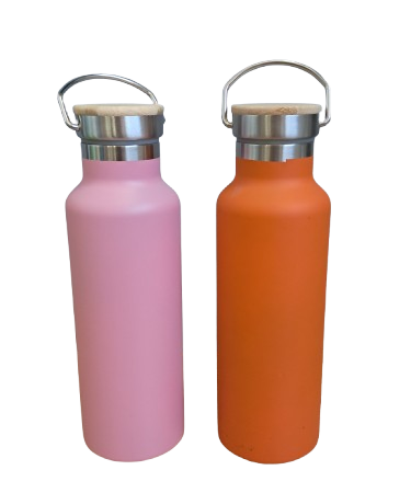 Garrafa Térmica com Tampa de Bambu 500ml - Image 2