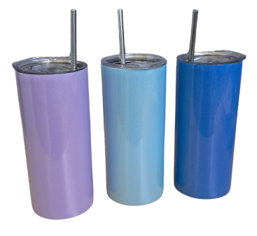 COPO AÇO INOX TÉRMICO COM TAMPA E CANUDO 450 ML - Image 3