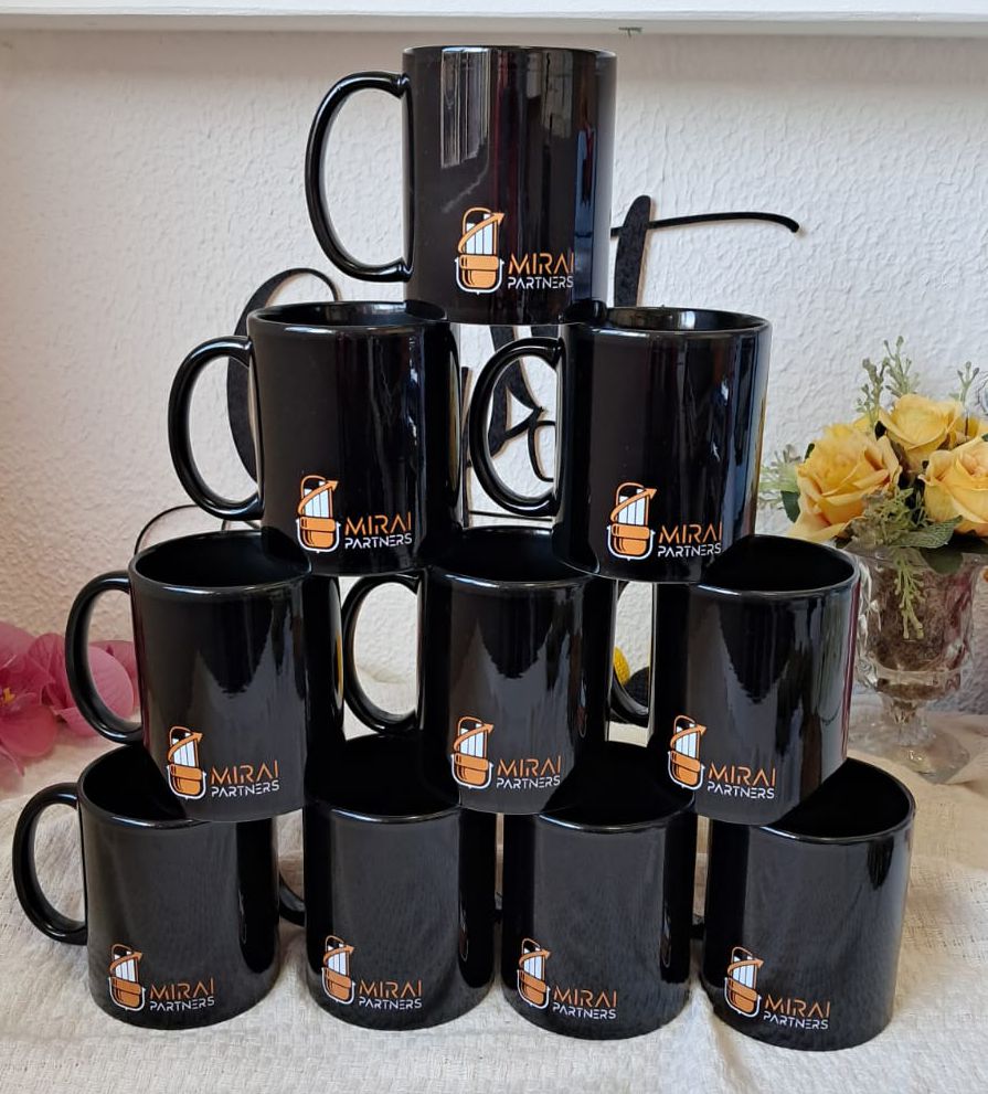 Caneca Tarja Branca 325ML 20 un