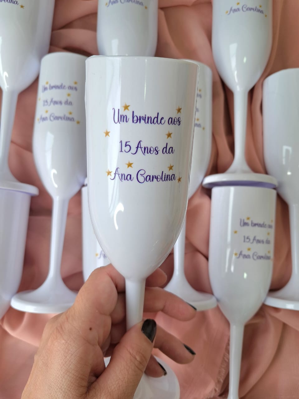 Taça De Champanhe Em Acrílico