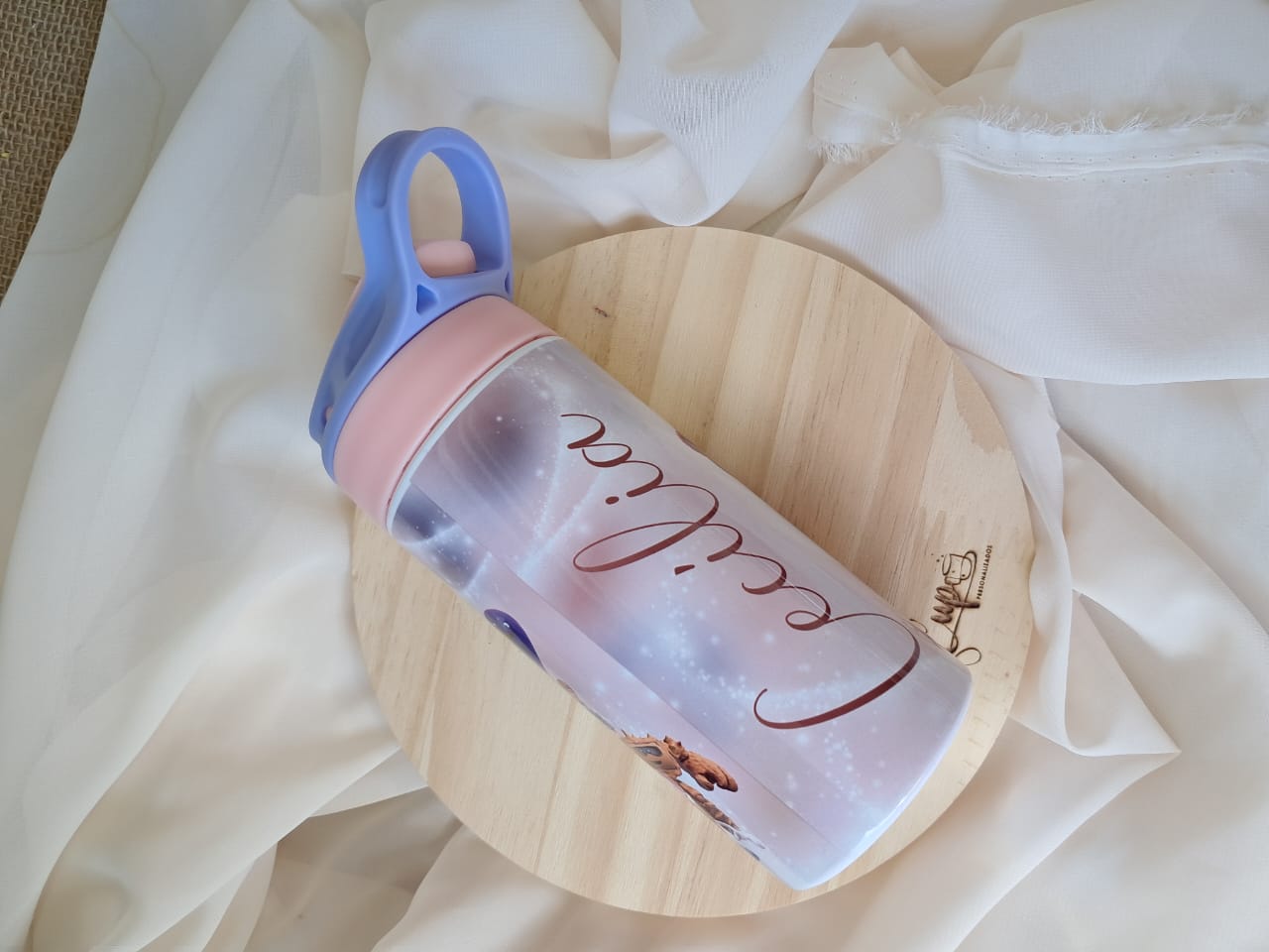 Garrafa térmica infantil com bico automático 350ml