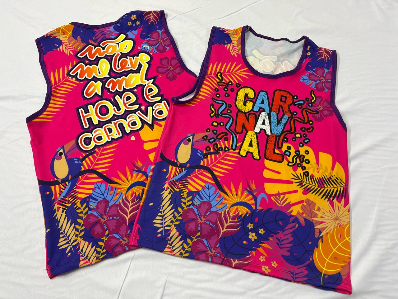 Abadá sem manga 10un