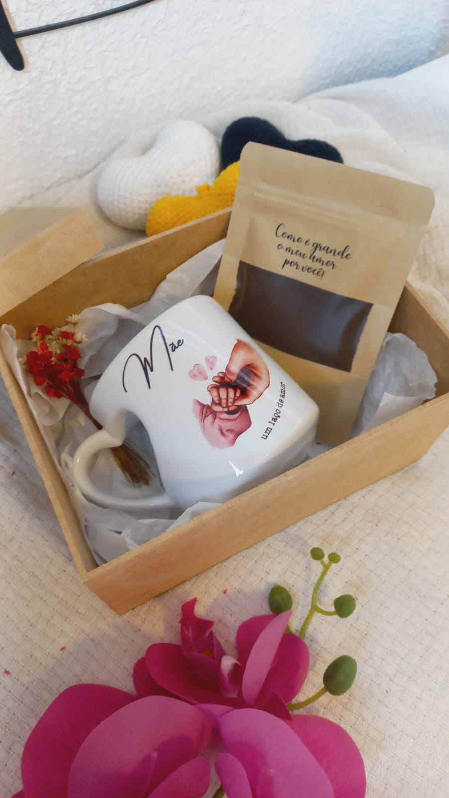 Kit Dia das Mães/Caneca Corpo Coração