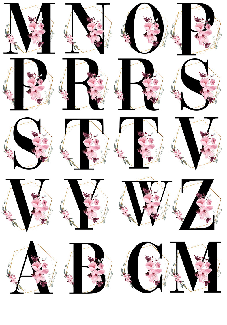 Arquivo Digital Alfabeto Flor - Image 2