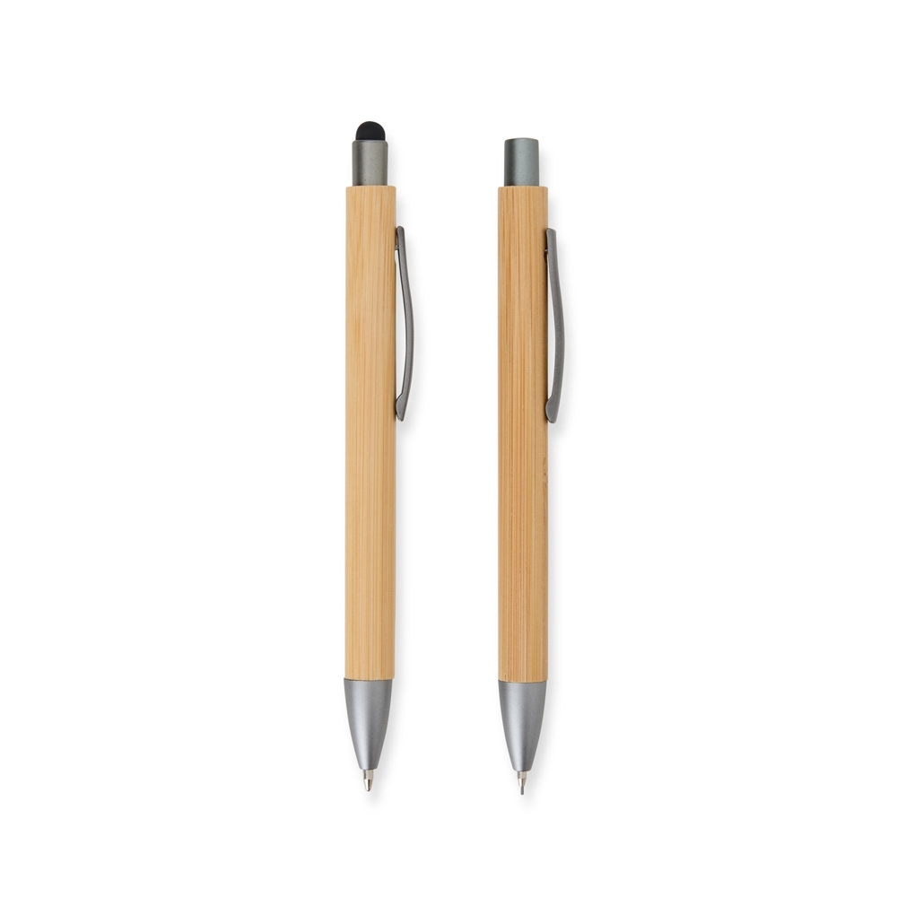 Kit Ecológico Caneta e Lapiseira Bambu - Image 3