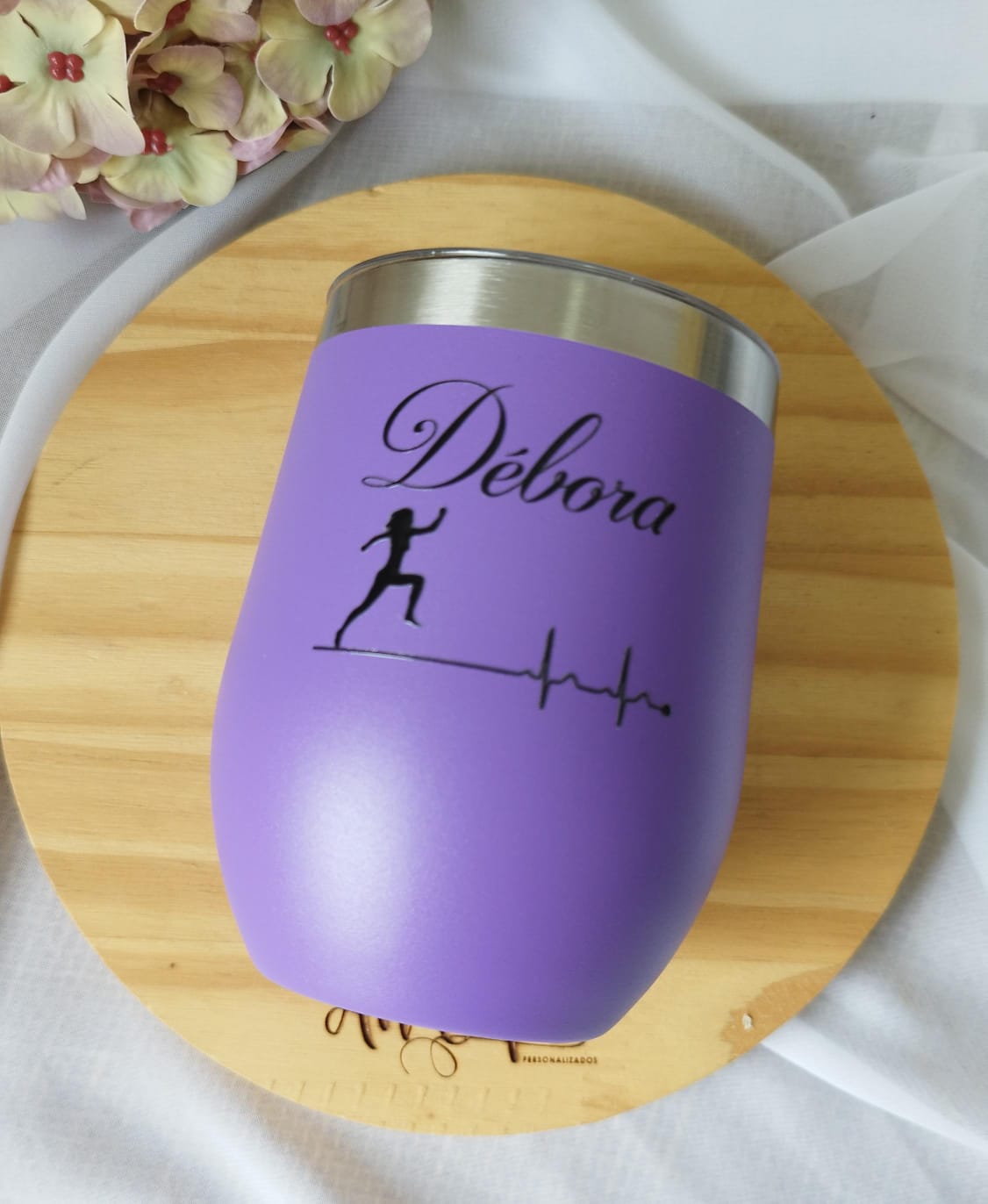 Copo Térmico Cuia 350ml Personalizado c/ DTF UV